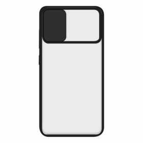 Housse pour Mobile avec Bord en TPU Samsung Galaxy A41 KSIX Duo Soft Cam Protect Noir