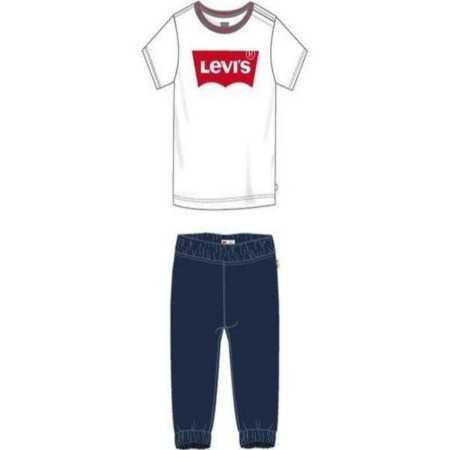 Ensemble de Sport pour Bébé TWILL JOGGER Levi's 6EA924-001 Blanc