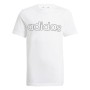 Child's Short Sleeve T-Shirt Adidas B LIN T GN4002 White