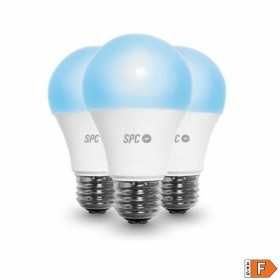 Smart Light bulb SPC 6111B Aura 800 Wifi 10 W E27 75 W 2500K - 6500K (3 uds)