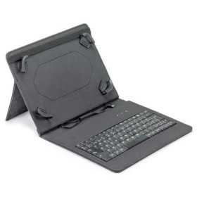 Bluetooth-tangentbord med tabletthållare Maillon Technologique MTKEYUSBPR3 9.7"-10.2" Svart