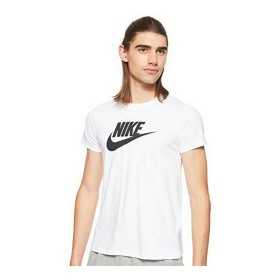 T-shirt à manches courtes homme NSW TEE ESSNTL ICON BV6169 Nike 100 Blanc