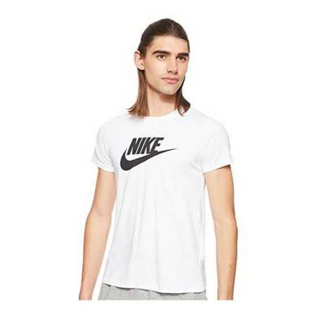 Men’s Short Sleeve T-Shirt NSW TEE ESSNTL ICON BV6169 Nike 100 White