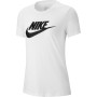 Men’s Short Sleeve T-Shirt NSW TEE ESSNTL ICON BV6169 Nike 100 White
