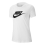 Men’s Short Sleeve T-Shirt NSW TEE ESSNTL ICON BV6169 Nike 100 White