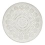 Side table Mandala 40 x 39 x 40 cm Wood Brown White