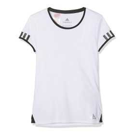 Barn T-shirt med kortärm Adidas CLUB TEE DU2464 Vit Polyester