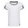 Barn T-shirt med kortärm Adidas CLUB TEE DU2464 Vit Polyester