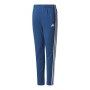 Children's Tracksuit Bottoms Adidas YB 3S FT PANT CF2617 Blue 10 Years