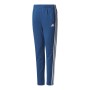 Trainingshose für Kinder Adidas YB 3S FT PANT CF2617 Blau 10 Jahre