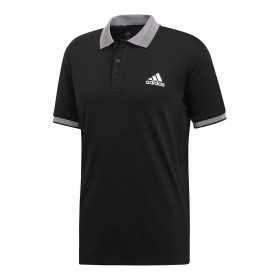 Herren Kurzarm-Poloshirt Adidas CLUB SOLID POLO DX1806 Schwarz Polyester Herren XS