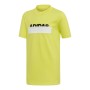 Barn T-shirt med kortärm Adidas YB ID LIN TEE DV1652 Gul