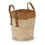 Planter Natural Brown With handles 23 x 30 x 22 cm Natural brown