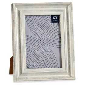 Photo frame Grey 19 x 2 x 24 cm Crystal Silver Wood Brown Plastic