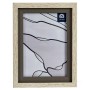 Photo frame Grey Brown 17 x 2 x 21,8 cm Crystal Beige Plastic