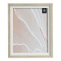 Fotoram Brun Vit 24 x 2 x 29 cm Glas Beige Plast