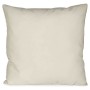 Cushion Polyester Velvet Ivory (45 x 13 x 45 cm)