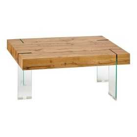 Centre Table Wood Glass (60 x 42 x 120 cm)