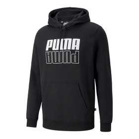Tröja utan huva Herr Puma Power Logo Svart