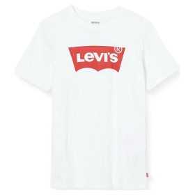 Barn T-shirt med kortärm Levi's Batwing 4 år Vit