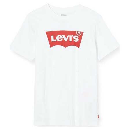 Child's Short Sleeve T-Shirt Levi's Batwing 4 Years White