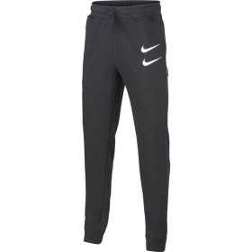 Pantalon de sport long Nike Swoosh Enfants Noir