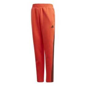 Long Sports Trousers Adidas Tapered Kids Orange