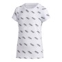 Child's Short Sleeve T-Shirt Adidas Sportswear White