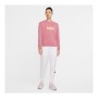 Tee-shirt Manches Longues Femme Nike Crew Rose