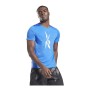 T-shirt à manches courtes homme Reebok Workout Ready Activchill Bleu