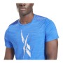 T-shirt med kortärm Herr Reebok Workout Ready Activchill Blå