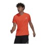 Kurzärmliges Sport T-Shirt Adidas Own The Run Rot