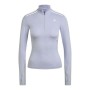 Women’s Long Sleeve T-Shirt Adidas 3/4 Hyperglam W Lavendar