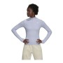 Women’s Long Sleeve T-Shirt Adidas 3/4 Hyperglam W Lavendar