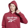 Tröja med huva Dam Reebok Identity Röd