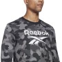 Men’s Sweatshirt without Hood Reebok Camo Black