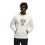 Herren Sweater mit Kapuze Adidas Connected Through Sport Beige