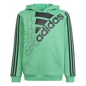 Träningsoverall barn Adidas Essentials Logo J Screaming Ljusgrön