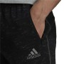 Lange Sporthose Adidas Essentials Mélange Schwarz Herren