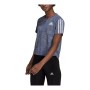 T-shirt med kortärm Dam Adidas Own The Run Stålblått