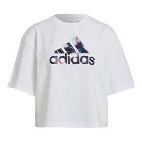 T-shirt à manches courtes femme Adidas You For You Cropped Blanc (2XS)