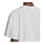 T-shirt med kortärm Dam Adidas You For You Cropped Vit (2XS)