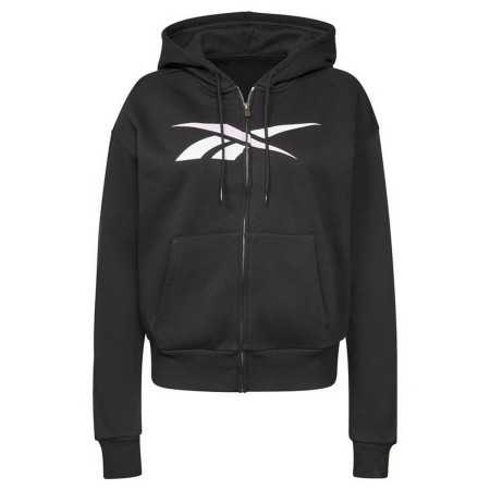 Sportjacka, Dam Reebok Training Essentials Vector Full-Zip Svart