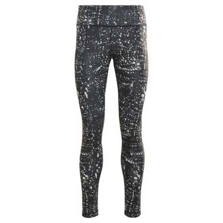 Leggings de Sport Reebok Workout Ready Printed Noir