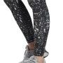 Leggings de Sport Reebok Workout Ready Printed Noir