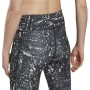 Leggings de Sport Reebok Workout Ready Printed Noir