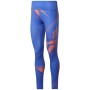 Leggings de Sport pour Femmes Reebok MYT Printed Bleu