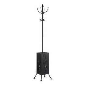 Coat rack Umbrella stand Black Metal (34 x 188 x 34 cm)