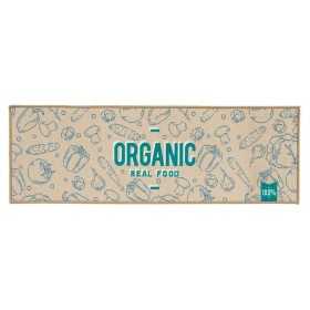 Tapis Organic Beige Bleu Vert Polyamide (40 x 1 x 120 cm)
