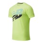 Herren Kurzarm-T-Shirt New Balance Trainning Zitronengrün